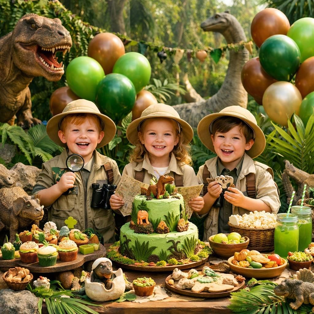 découvrez nos idées originales pour organiser un anniversaire d'enfant réussi sur le thème des dinosaures : décorations, activités ludiques et recettes adaptées pour une fête inoubliable.