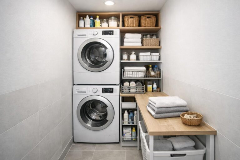 Comment aménager une buanderie fonctionnelle dans un espace de 2 m²