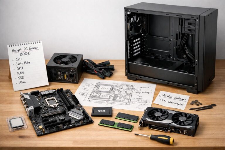 Comment monter un pc gamer performant avec un budget de 800 euros