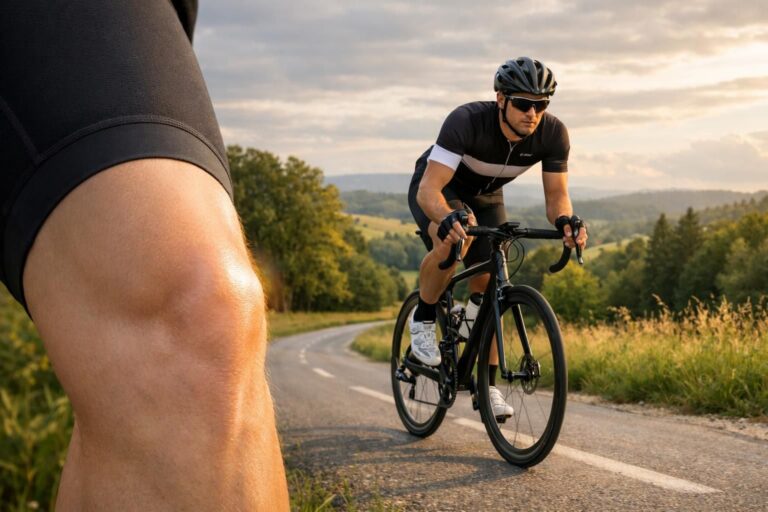 Cyclisme : nos conseils pour éviter et soulager les douleurs au genou après vos sorties