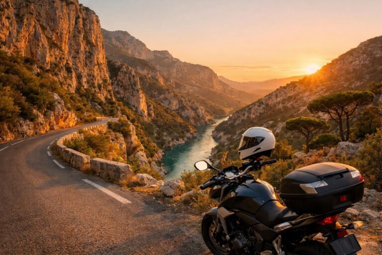 Évasion : le guide complet pour un itinéraire moto mémorable dans les gorges du Verdon