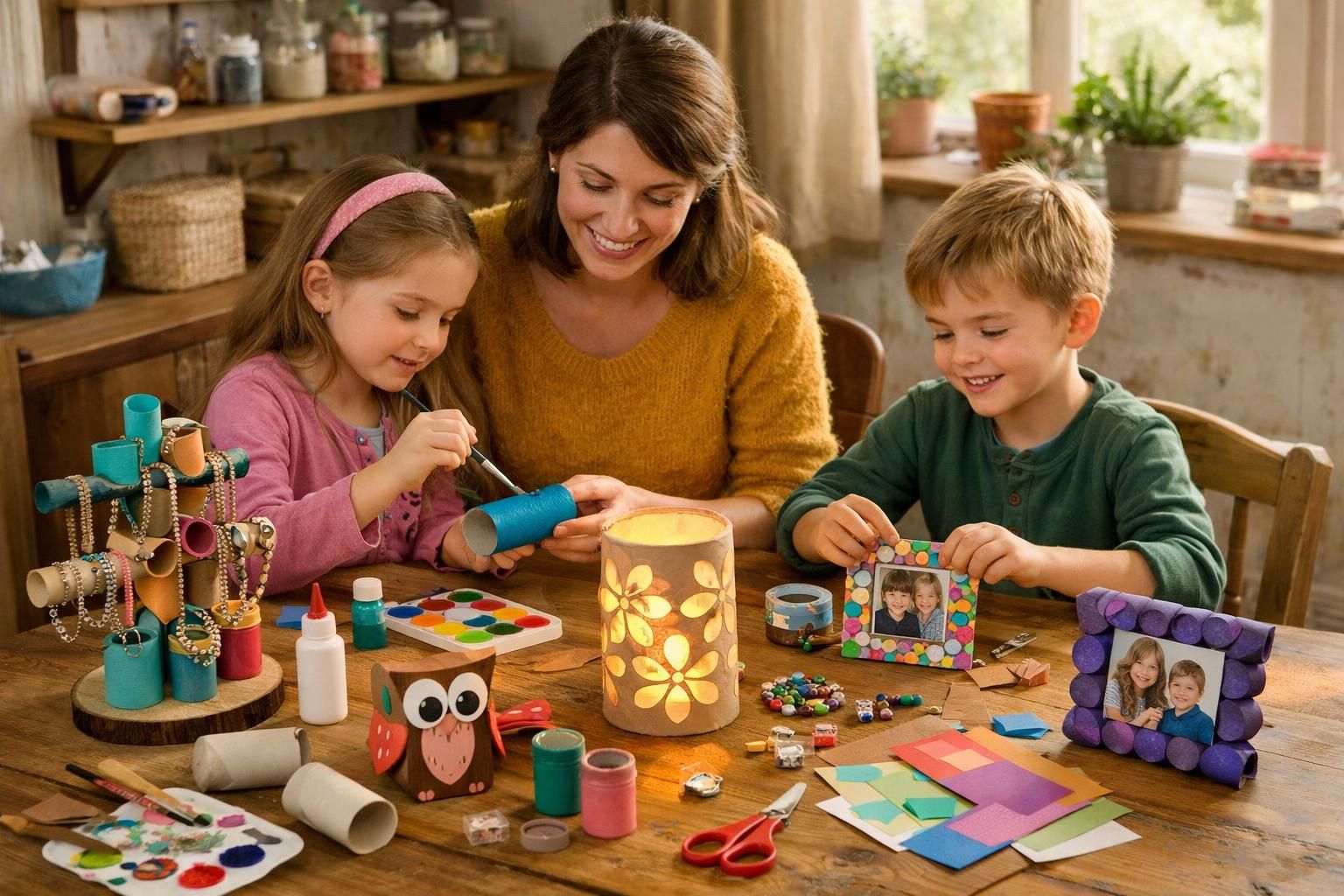 découvrez 10 idées originales de loisirs créatifs à réaliser avec vos enfants en utilisant des rouleaux de papier toilette, pour des activités amusantes et écologiques en famille.