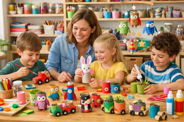 Loisirs créatifs : 10 idées originales avec des rouleaux de papier toilette à faire avec vos enfants