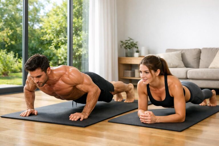 Notre programme de musculation complet à faire chez soi sans matériel