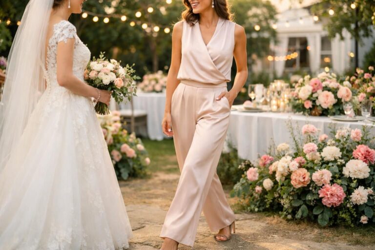 Pourquoi choisir le pantalon chic plutôt que la robe pour un mariage cette année