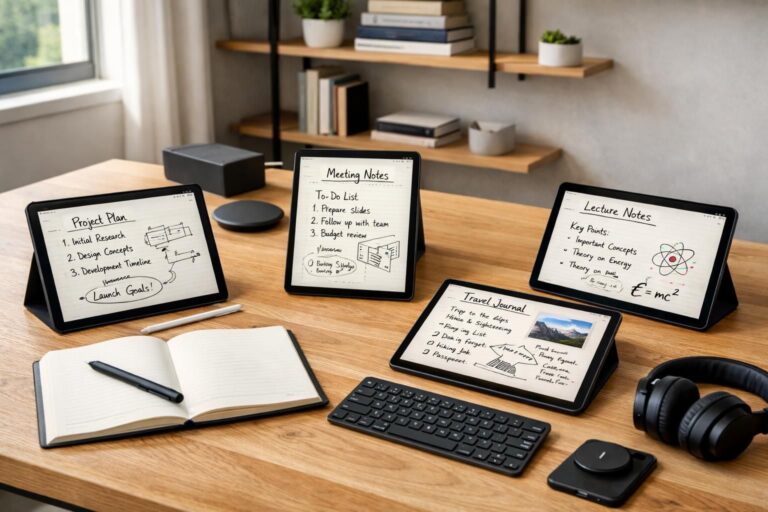 études comparatives des meilleures tablettes pour une prise de notes efficace